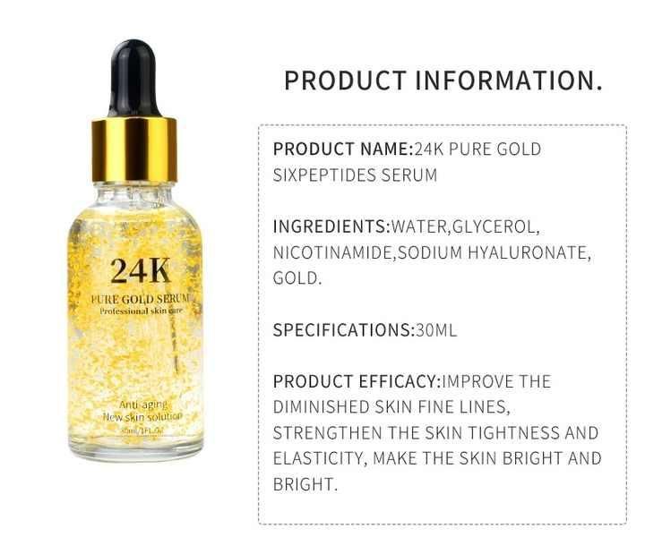 24k Luxury gold serum pack of 2 (30 ml)