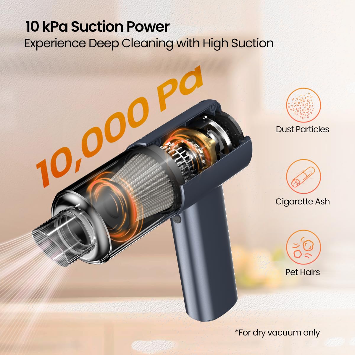 Portronics Mopcop Pro – 2-in-1 Vacuum Cleaner &amp; Air Blower